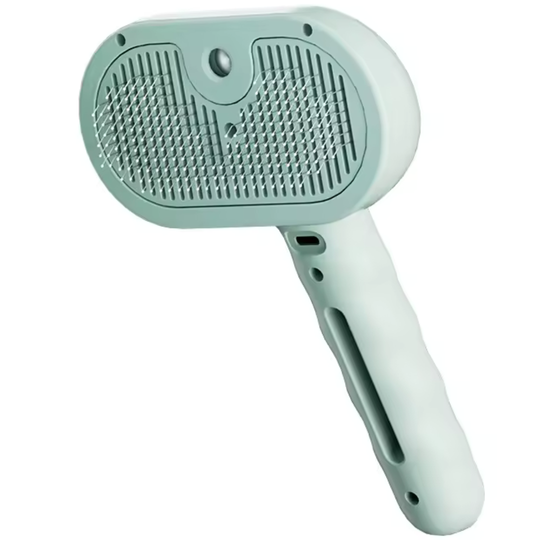 Steam Pet Brush with One-Click Removal