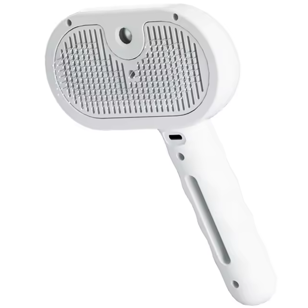 Steam Pet Brush with One-Click Removal
